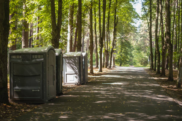 Porta potty delivery and setup